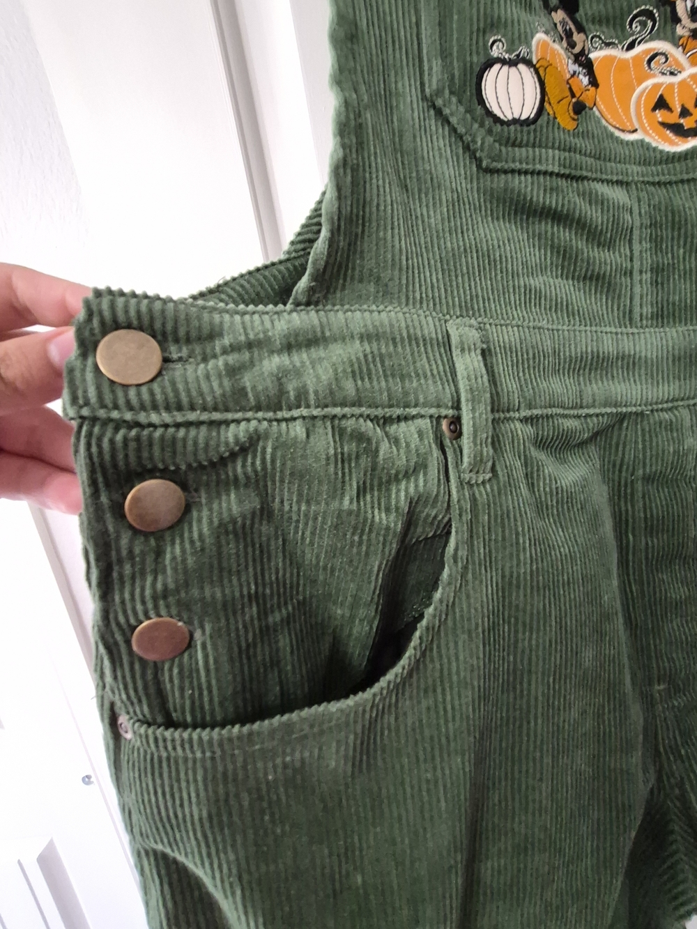 Her Universe Disney Mickey Mouse & Minnie Mouse Corduroy Shortalls - Picture 4 of 8